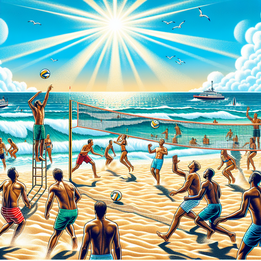 Which Beach Sport Became Official In 1986?